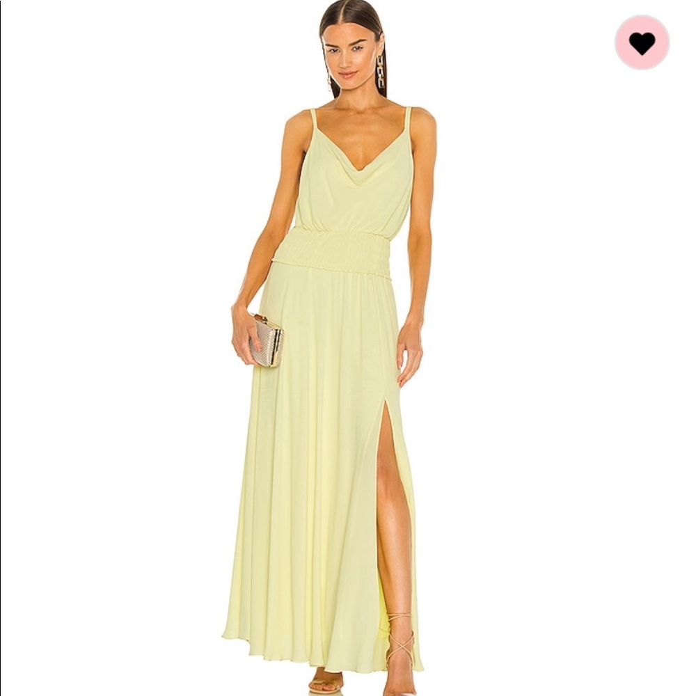 BCBG Cowl Neck Gown